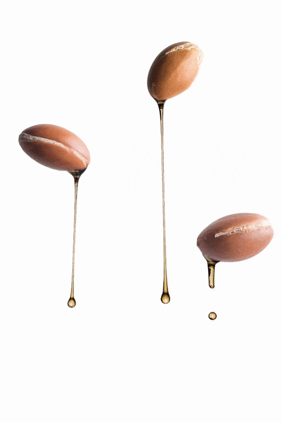 Dripping Argan Oil from Kernel